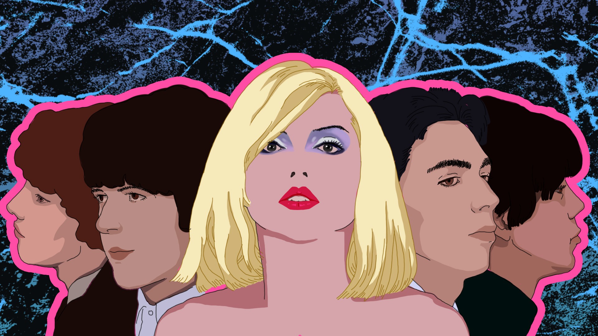 An illustration of Blondie