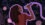 A woman is illustrated singing